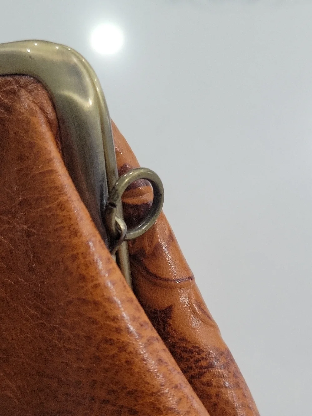 Patricia Nash Leather Tooled Floral Coin Purse - Tan